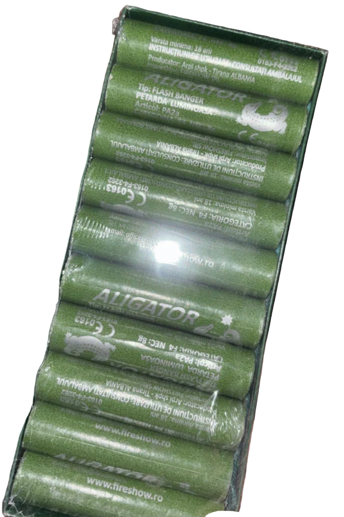 Petarde emitator de sunet 8G 8 grame ALIGATOR (GROM) 10 buc./set