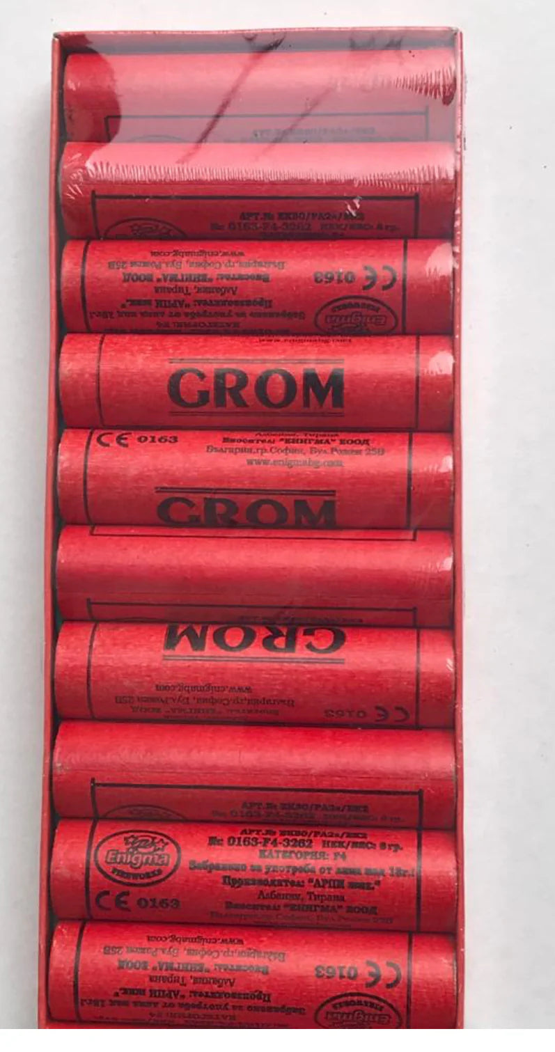 Petarde emitator de sunet 8G 8 grame GROOM 10 buc./set