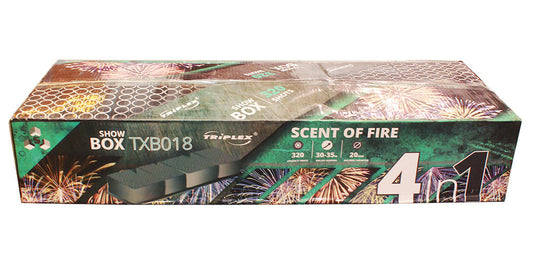 BATERIE 320 Focuri 20mm TRIPLEX SCENT OF FIRE evantai TXB018