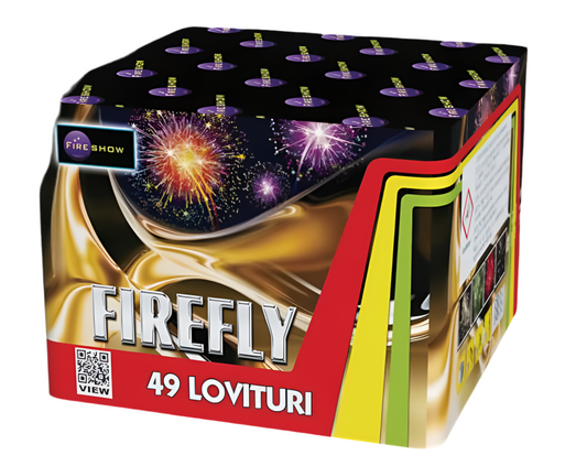 Baterie de artificii 49 focuri 20 mm FIREFLY FIRESHOW durata 1 minut