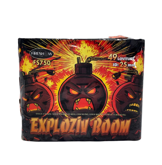 Nou! Baterie EXPLOZIV BOOM 49 focuri 25mm categoria T1