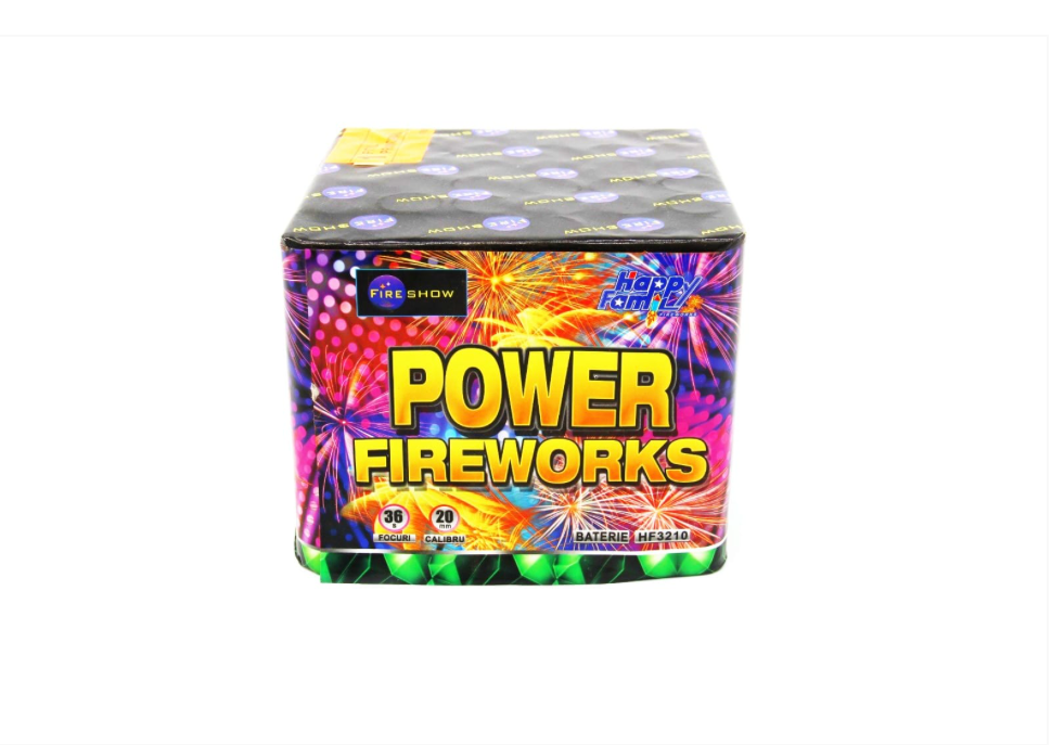 Nou! Baterie de artificii Power Fireworks – 36 Focuri ID 20 mm