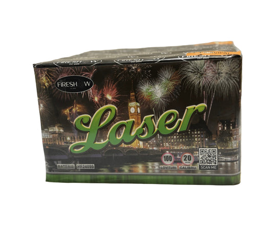 Baterie de artificii 100 focuri LASER FIRESHOW!
